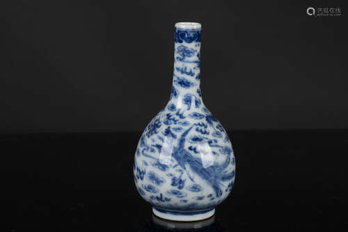 BLUE AND WHITE 'DRAGON' SMALL VASE