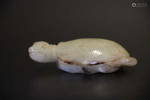 A Chinese Carved Hetian Jade Ornament