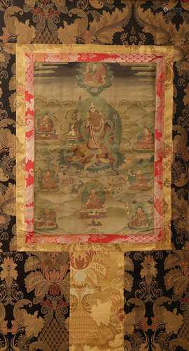 A Chinese Colored Drawing 《Padma Sambhava》 Thang-ga