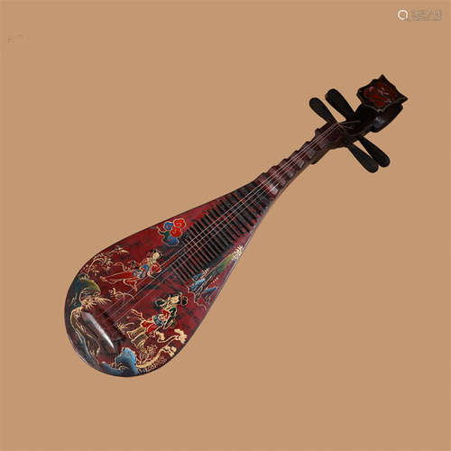 A Chinese Handmade Musical Instruments Pipa