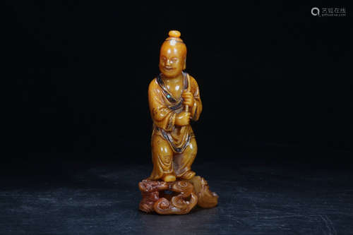 A Chinese Shoushan Tianhuang Stone Carved Ornament