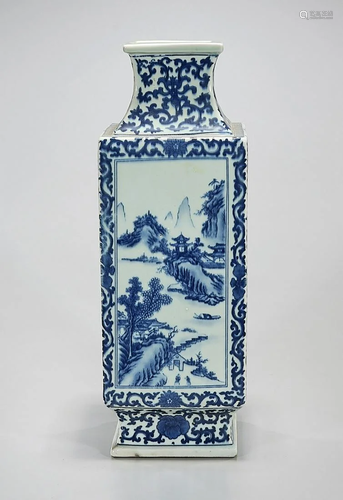 Chinese Blue and White Porcelain Vase