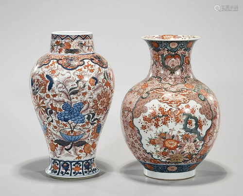 Two Chinese Enameled Porcelain Vases