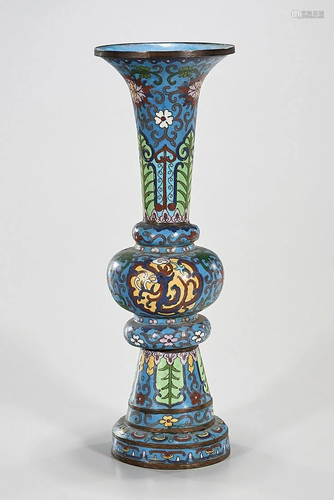 Chinese Cloissone Vase