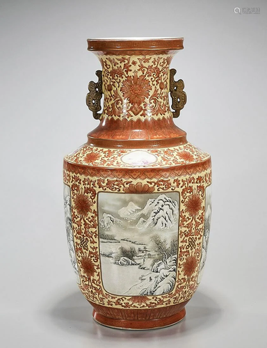 Chinese Enameled Porcelain Vase