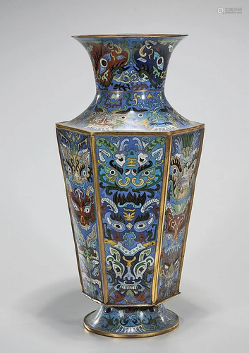 Chinese Cloisonne Vase