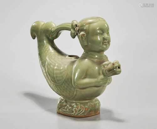 Chinese Longquan Glazed Vessel