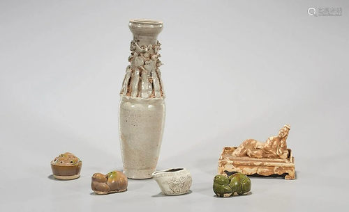 Group of Six Various Chinese Ceramics