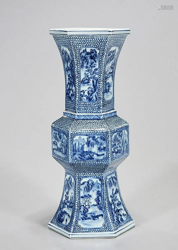 Chinese Blue and White Porcelain Vase