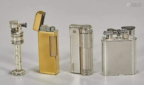 Group of Four Pocket Lighters