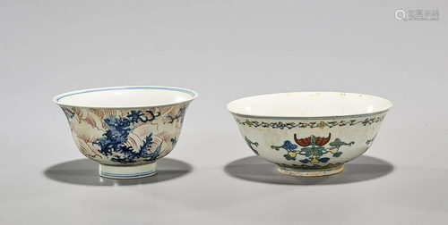 Two Chinese Porcelain Bowls