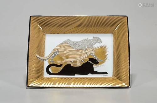 Cartier Limoges Porcelain Trinket Dish