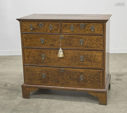 George II Walnut Chest of Drawers