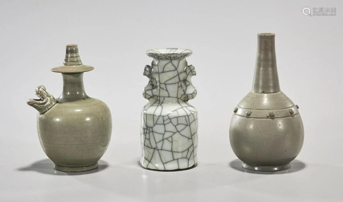 Group of Three Chinese Early Style Ceramics