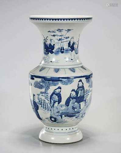 Chinese Blue and White Porcelain Vase