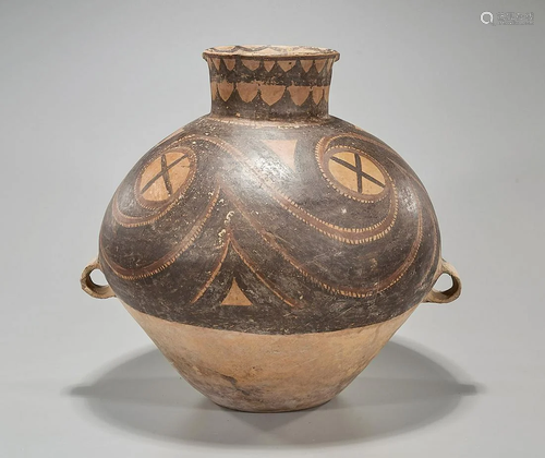 Chinese Neolithic Painted Pottery Jar