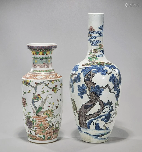 Two Chinese Porcelain Vases