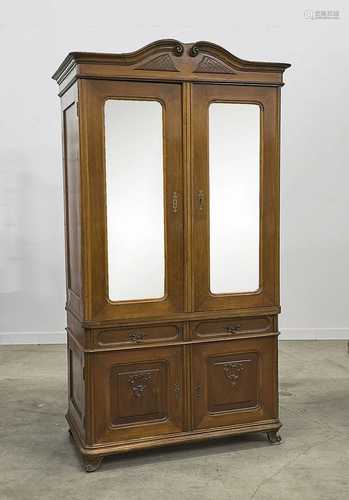 Antique Wood Armoire