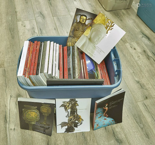 Box of Christie's Catalogs