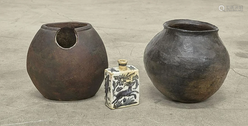 Three Archaistic Pottery Pieces