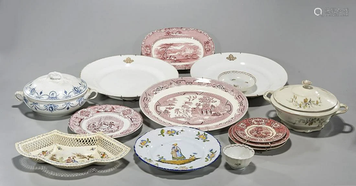 Group of Assorted European China and Pottery P…