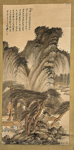 Chinese Scroll Painting After Zhang Daqian