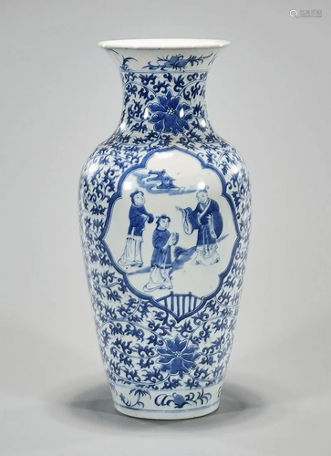 Chinese Blue and White Porcelain Vase