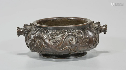 Chinese Ming-Style Bronze Censer