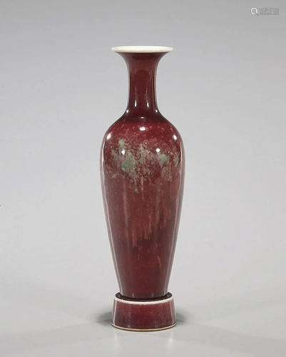 Chinese Oxblood Porcelain Vase