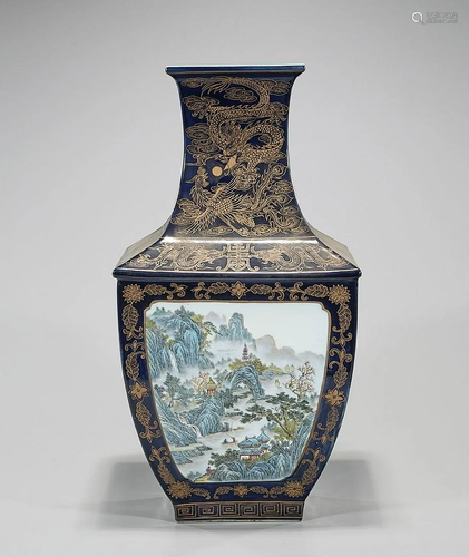 Chinese Enamaled Porcelain Vase