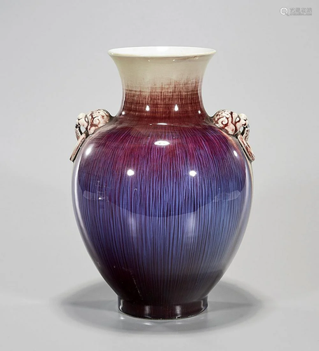 Chinese Flambe Porcelain Vase