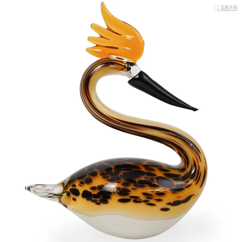 Murano Glass Swan