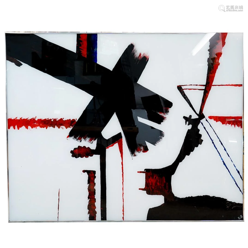 Reverse Painting On Plexiglass By 