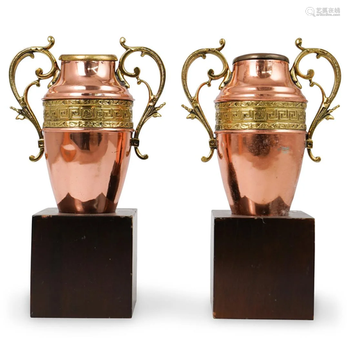 Neo Classical Mixed Metal Urns