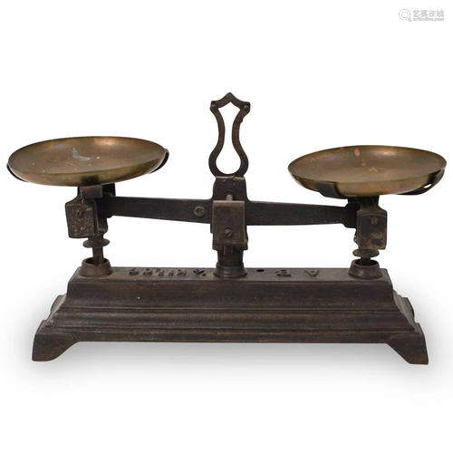 Antique Cast Iron Scale