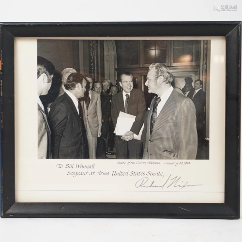 Richard Nixon Signed Photograph