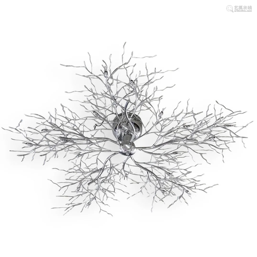 Contemporary Hanging Branch Light Fixture