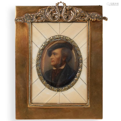 Antique Miniature Portrait