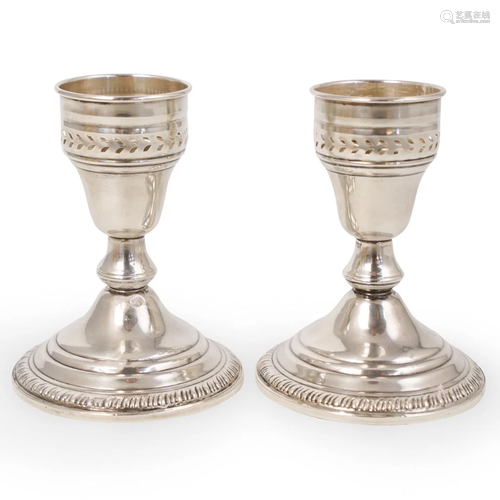 (6 Pc) Sterling Silver Candlesticks