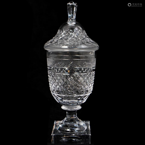 Kosta Boda Lidded Crystal Urn