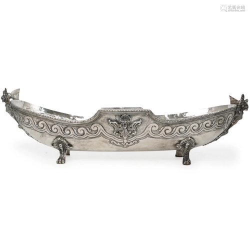 El Tupo Sterling Silver Gargoyle Centerpiece Bowl