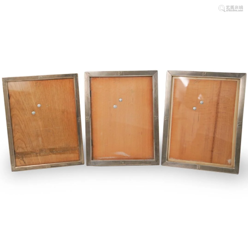 (3) Three 835 Silver Picture Frames