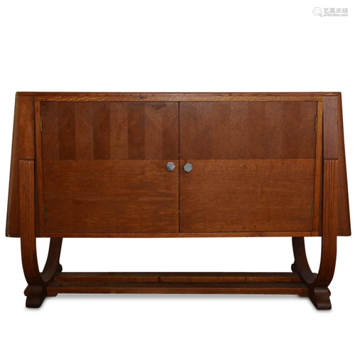 Mid Century Wood Credenza