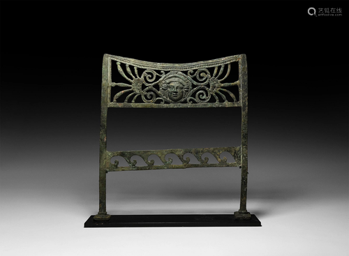 Romano-Etruscan Openwork Stool Panel