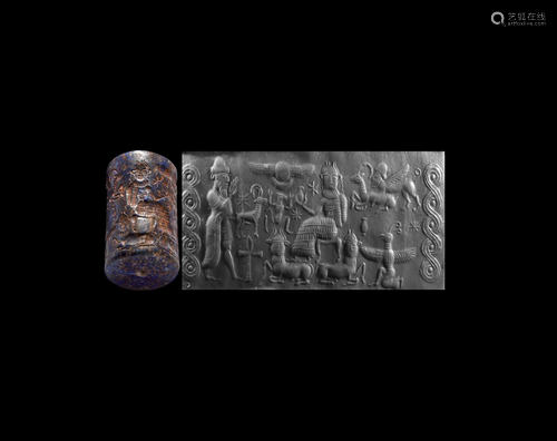 Large Cylinder Seal with Presentation Scene