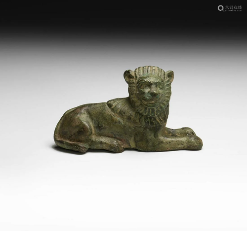 Roman Lion Statuette