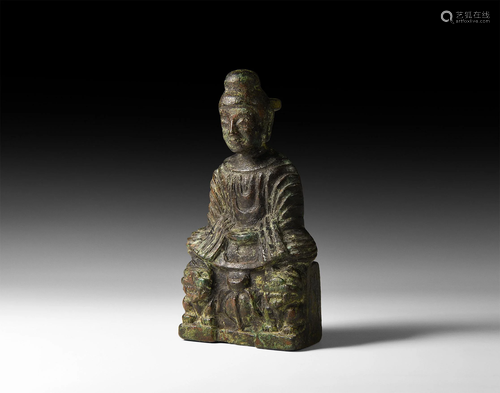 Chinese Wei Shakyamuni Buddha in Medita…