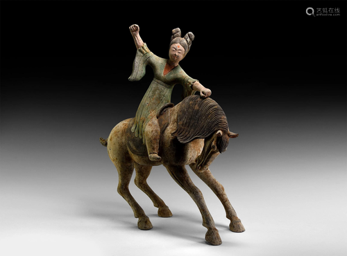 Chinese Tang Lady on Horseback