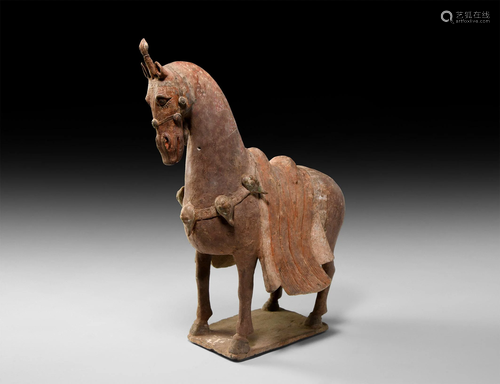 Chinese Warring States Caparisoned Horse