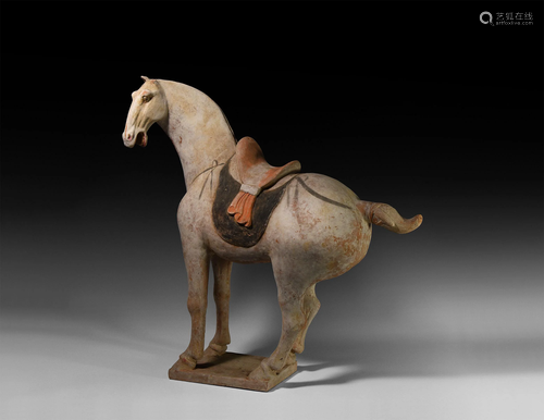 Large Chinese Han Horse Figurine